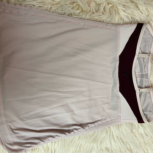 Lululemon hot spell tank - pink RUCHED SIDE - size 4 - Picture 9 of 10